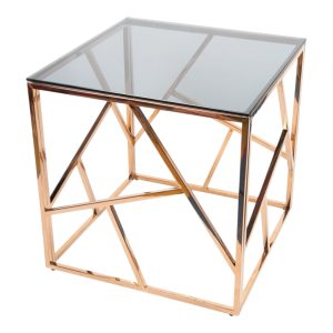 Coffee table rose gold
