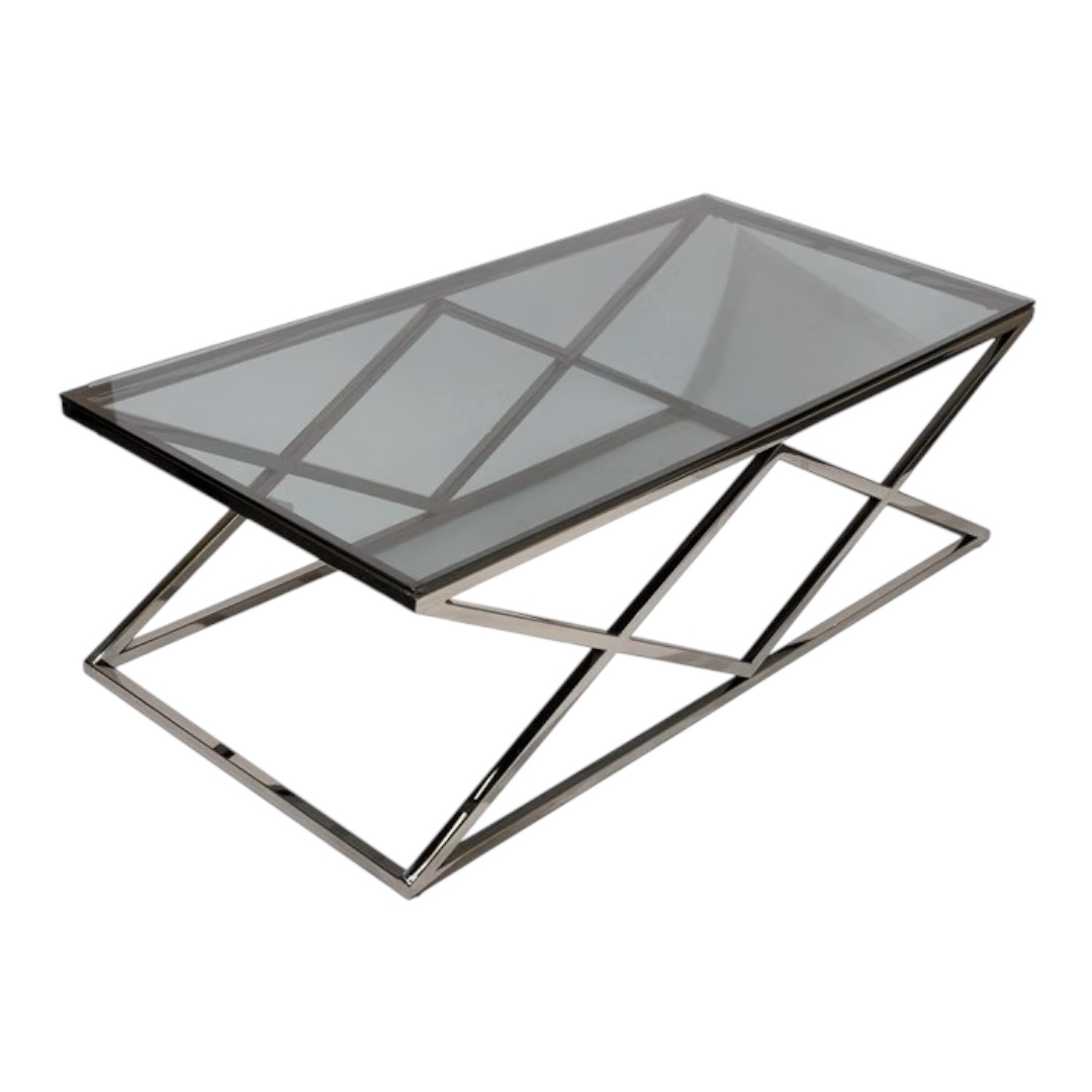 Coffee table silver long