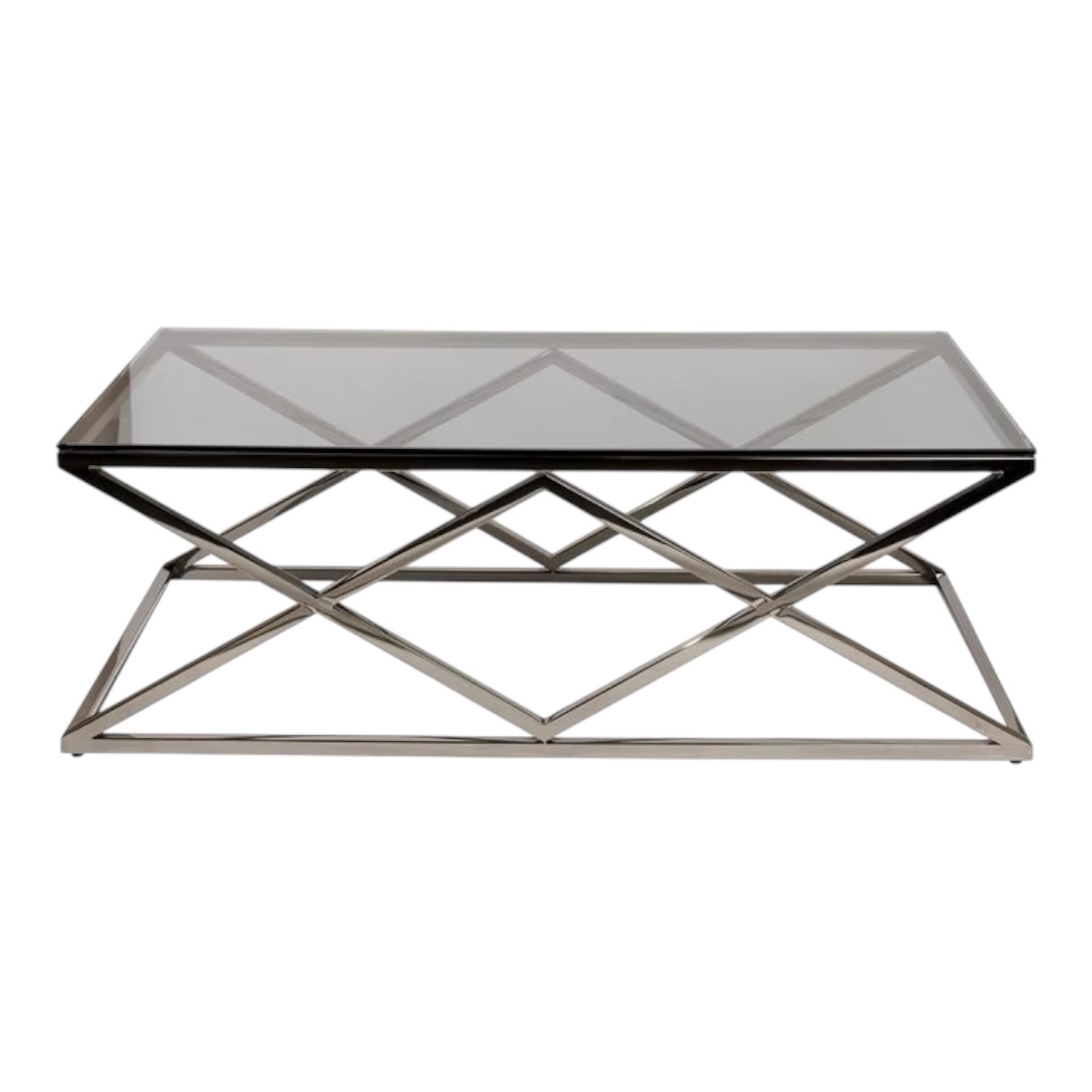Coffee table silver long