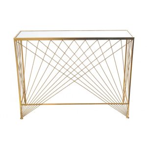 Console table gold