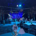 White & gold table numbers (1-60)