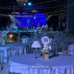 White & gold table numbers (1-60)