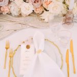 Transparent glasses with gold rim