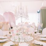 Transparent glasses with gold rim