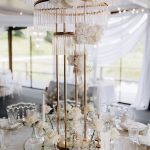 Transparent glasses with gold rim