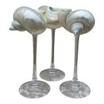 Glass for wine or champagne with a clamshell – 150 ml