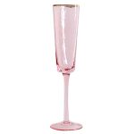 Glasses light pink with gold rim