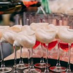 Glass for wine or champagne with a clamshell – 150 ml