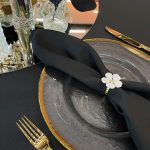 Flower napkin ring
