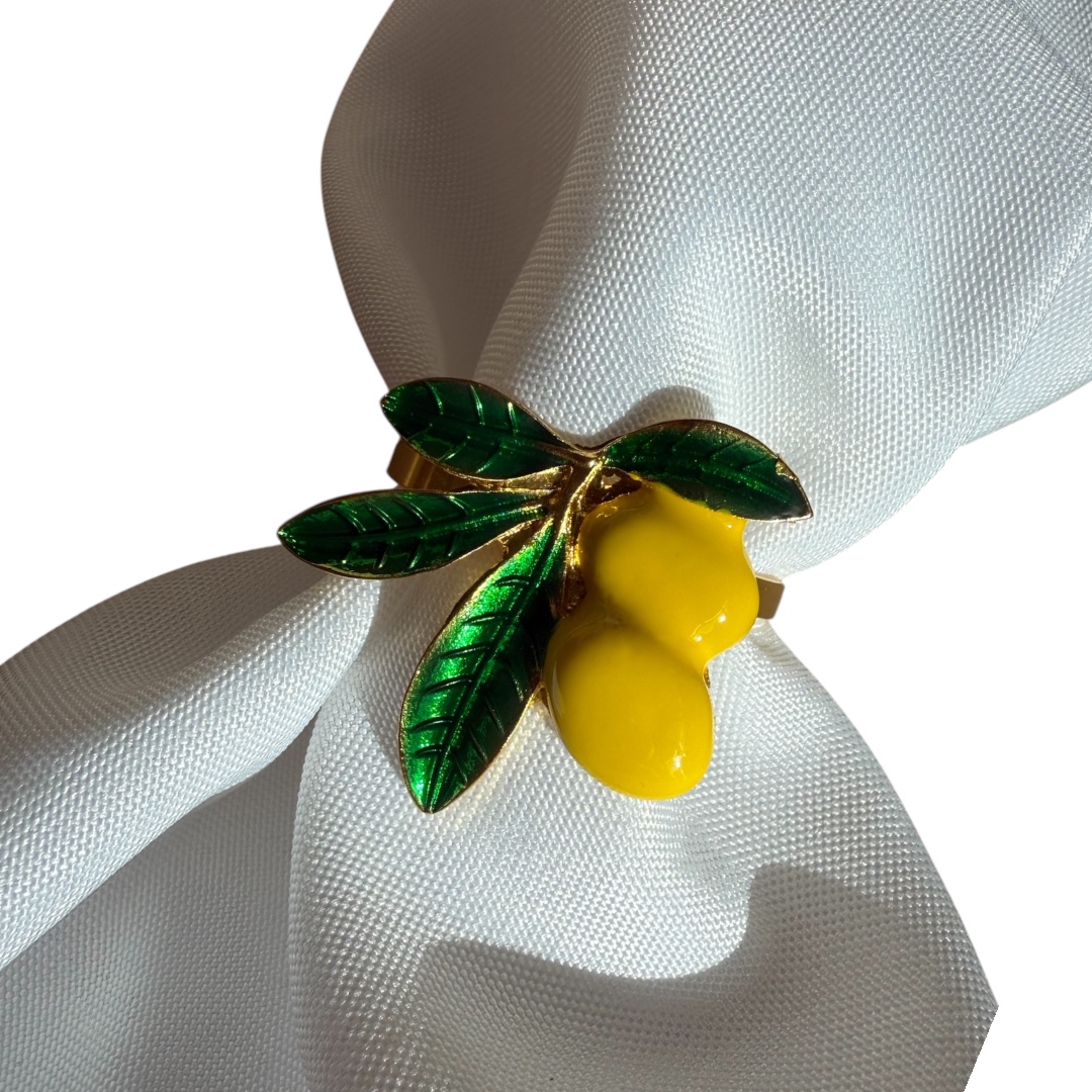 Lemon napkin ring