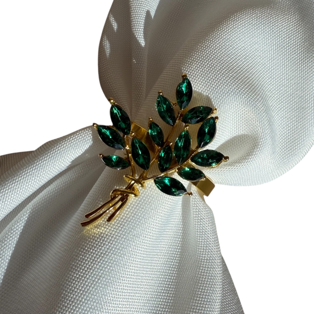 Greenery napkin ring