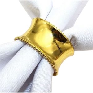 Gold napkin ring