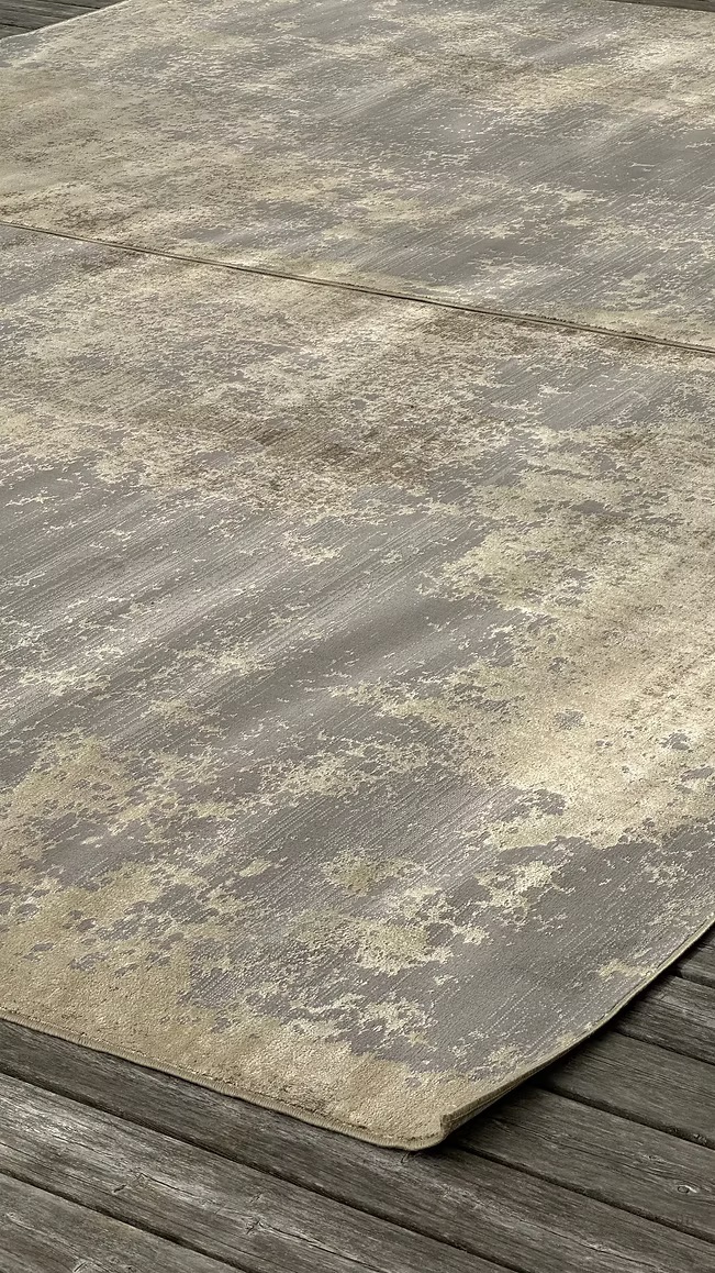 Gold-grey carpet