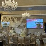 Crystal white chandelier