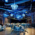 Crystal white chandelier