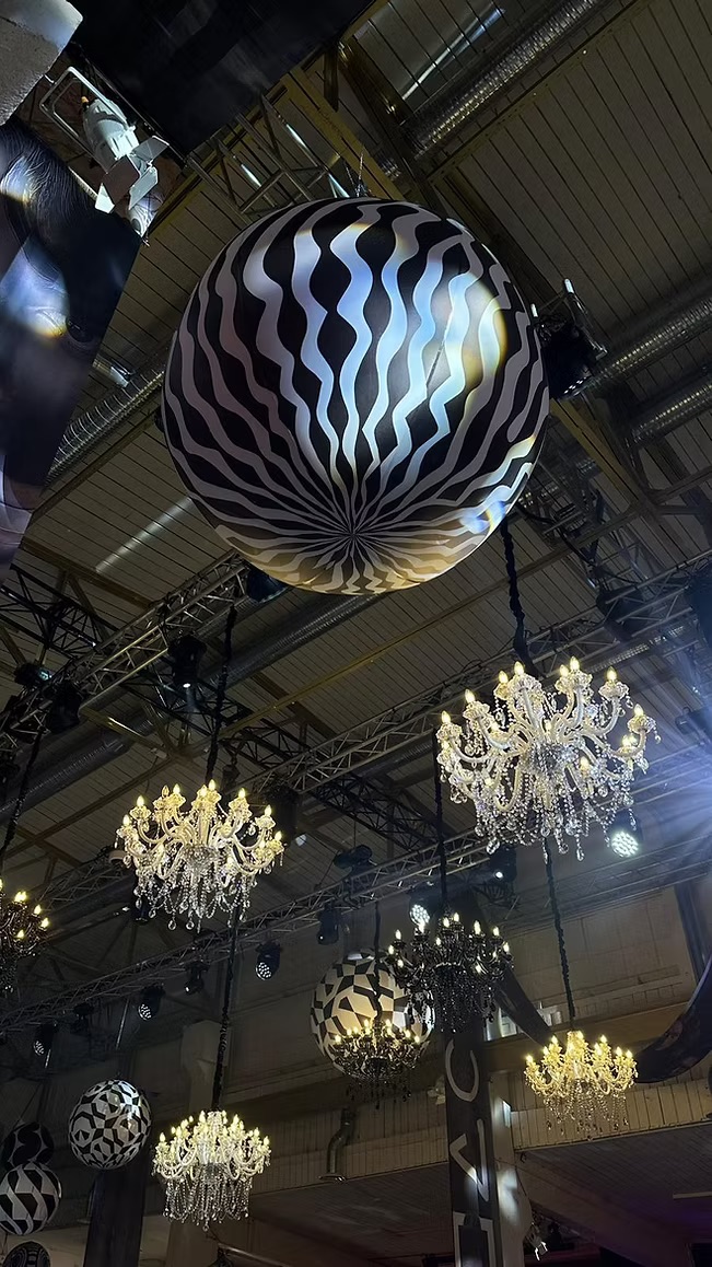 Crystal white chandelier