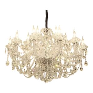 Crystal white chandelier