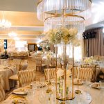 Crystal white chandelier