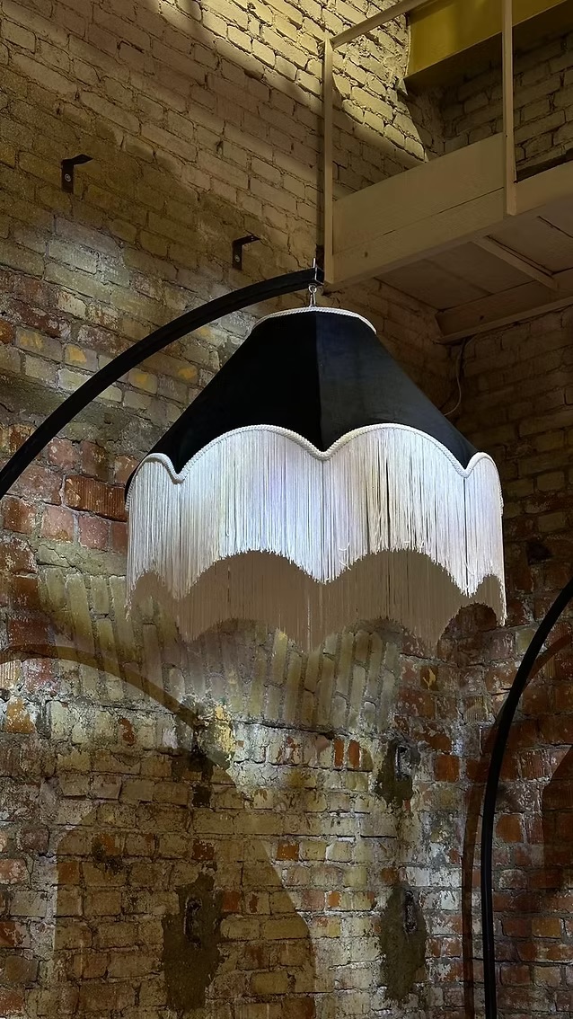 Black lampshade / chandelier