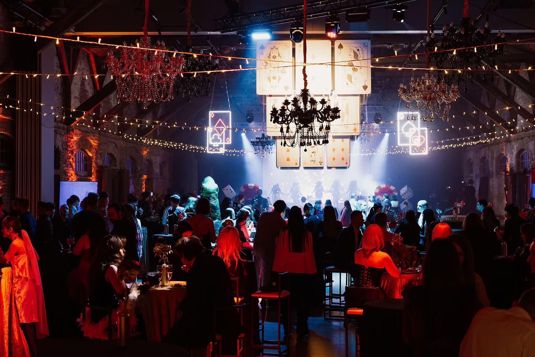 Crystal black chandelier