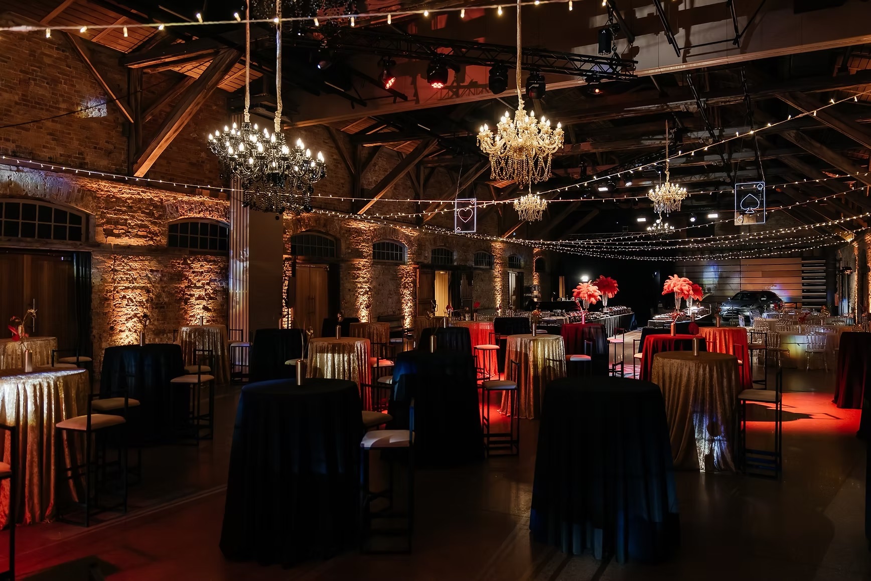 Crystal black chandelier