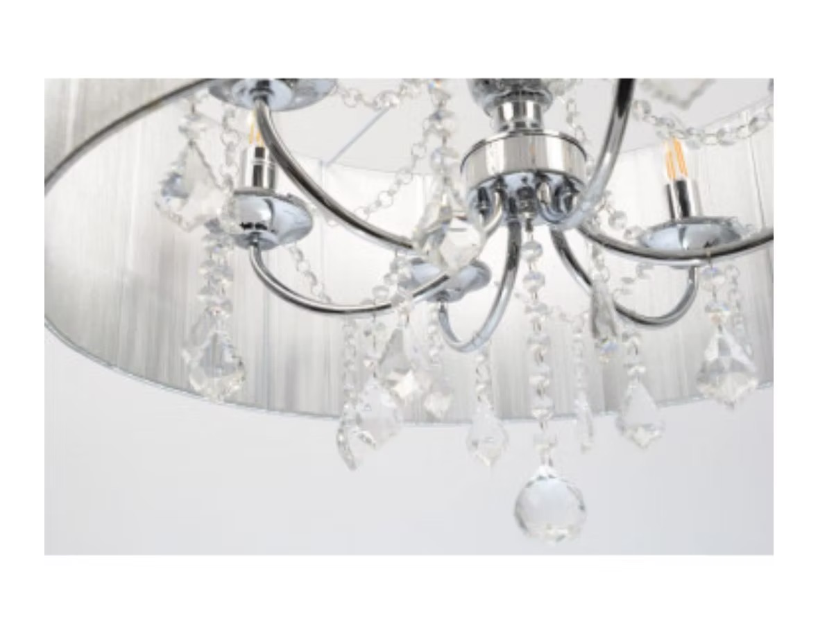 Silver chandelier