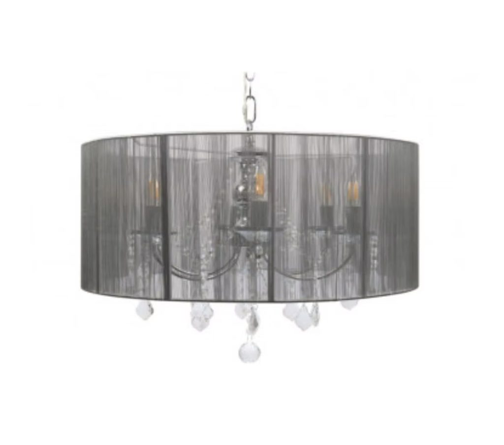 Silver chandelier