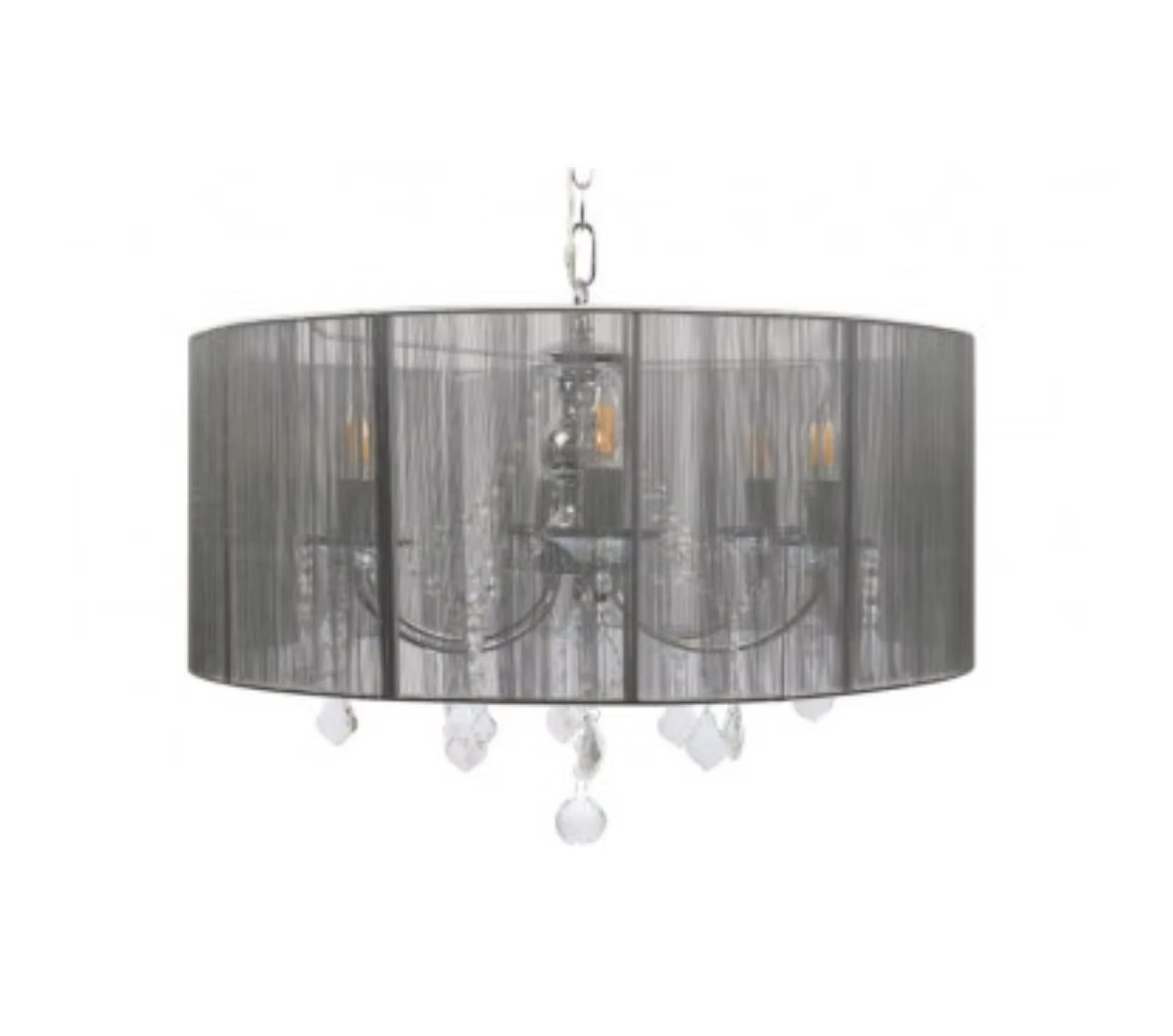 Silver chandelier