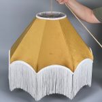 Gold lampshade / chandelier