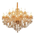 Crystal gold chandelier