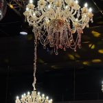 Crystal gold chandelier