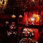 Crystal gold chandelier