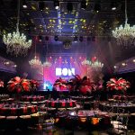 Crystal gold chandelier