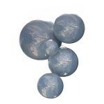 White pearlescent balloons