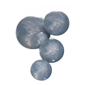 White pearlescent balloons