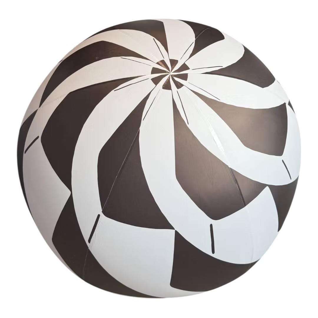 Black and white inflatable balloons (various)