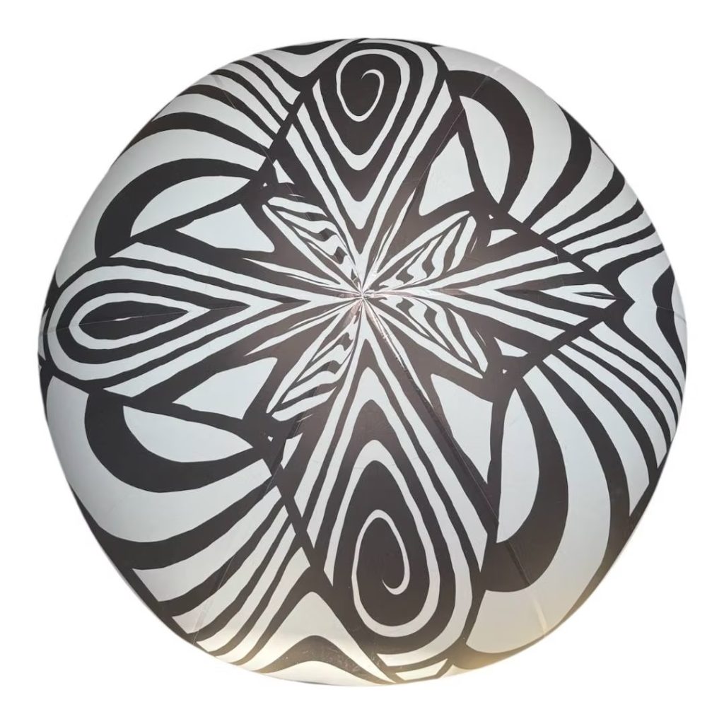 Black and white inflatable balloons (various)