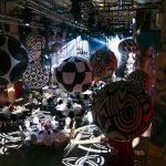 Black and white inflatable balloons (various)