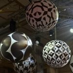 Black and white inflatable balloons (various)