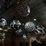 Black and white inflatable balloons (various)