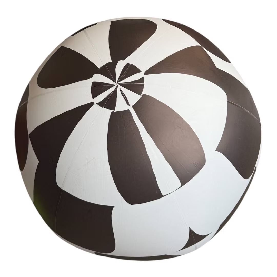 Black and white inflatable balloons (various)