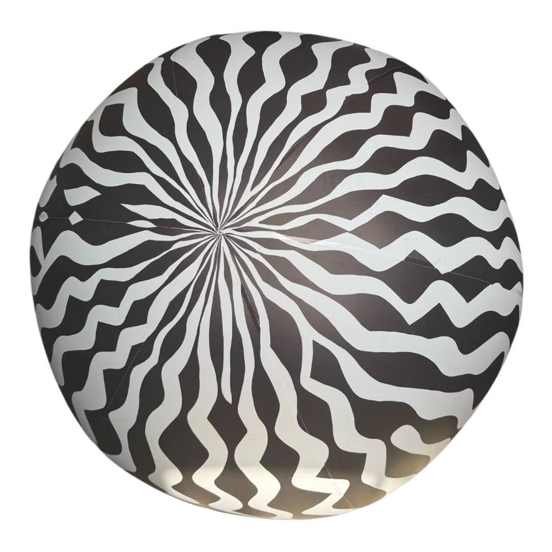 Black and white inflatable balloons (various)