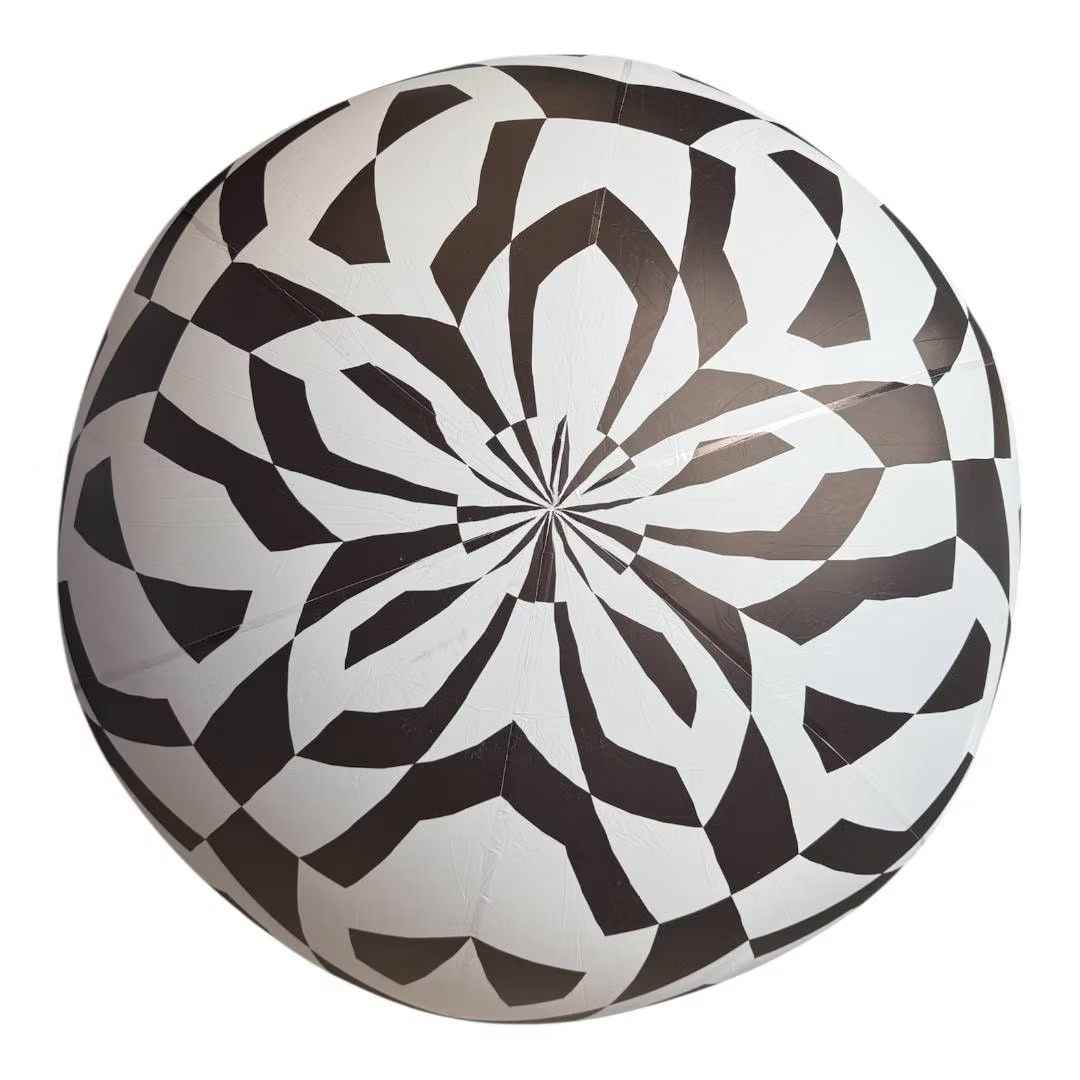 Black and white inflatable balloons (various)
