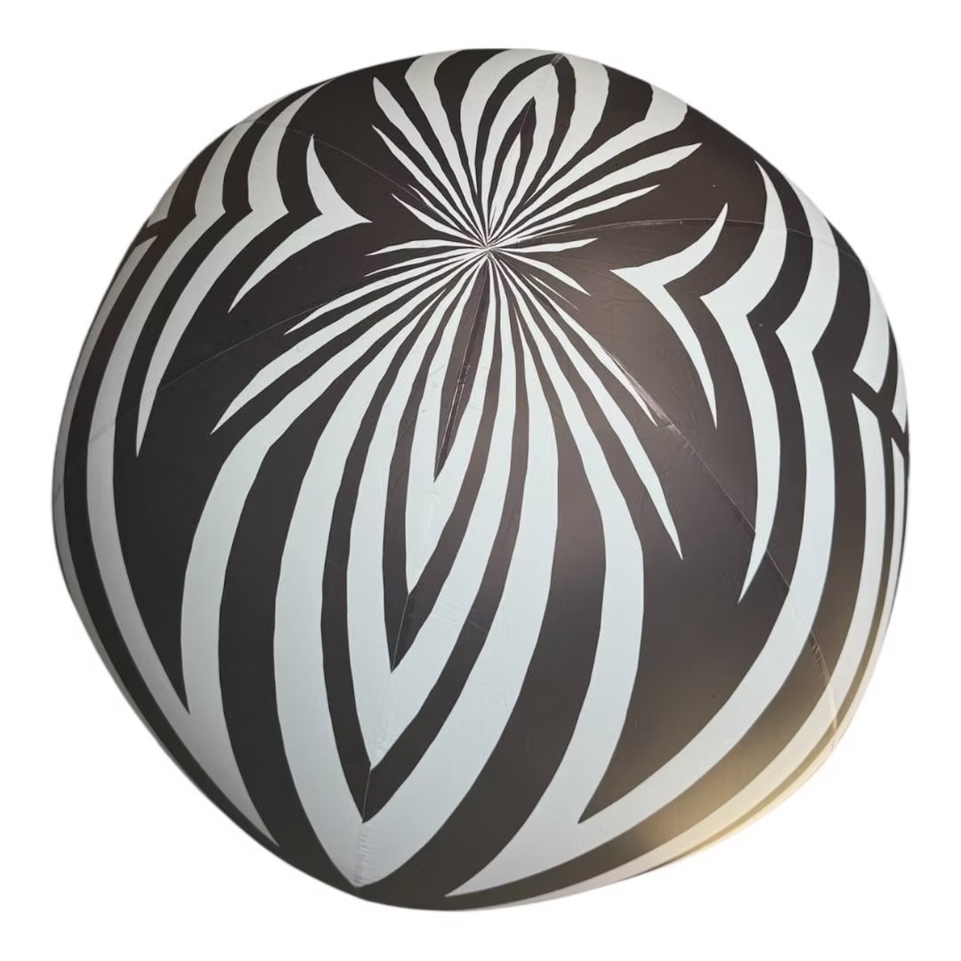 Black and white inflatable balloons (various)