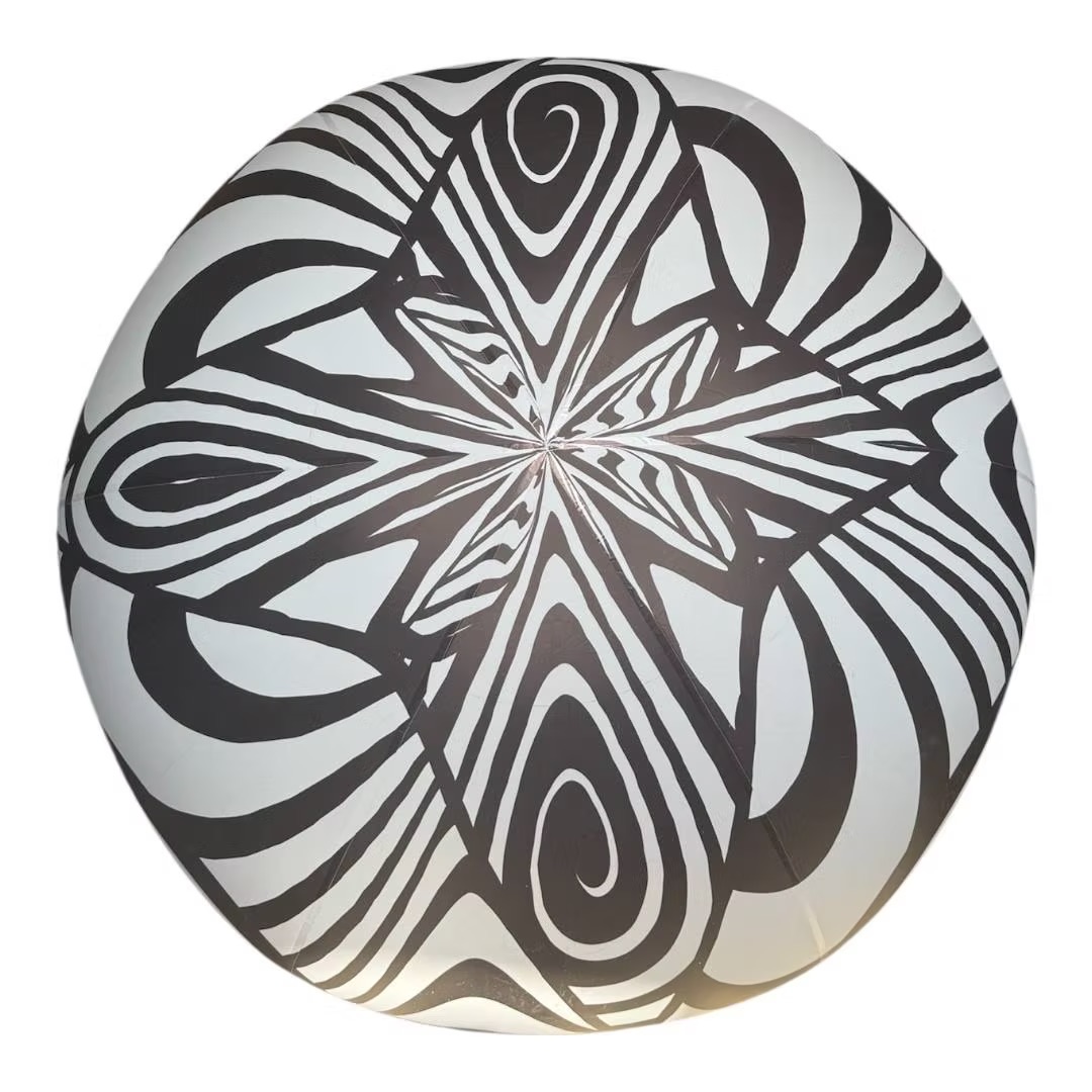 Black and white inflatable balloons (various)