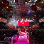 Red inflatable balloons