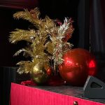 Red inflatable balloons