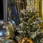 Silver inflatable balloons