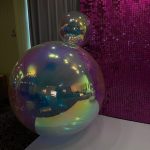 Rainbow inflatable balloons