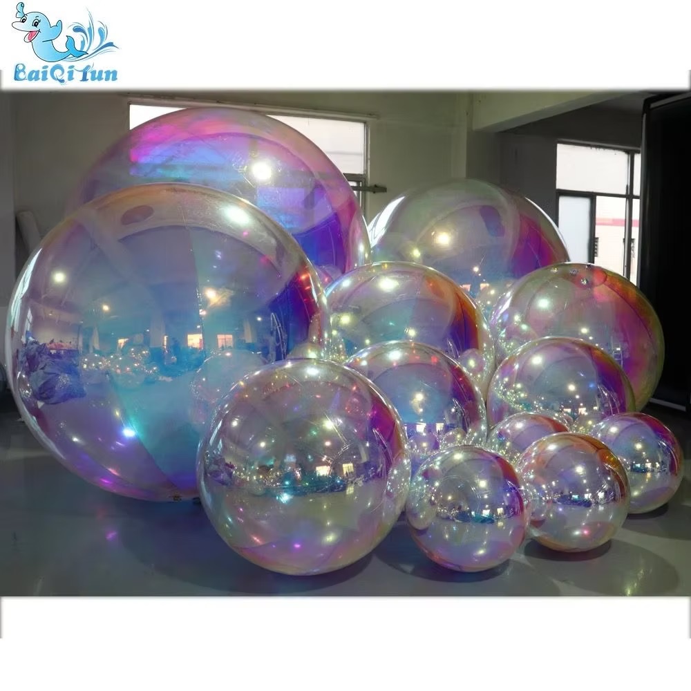 Rainbow inflatable balloons